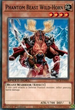 Phantom Beast Wild-Horn Card Front