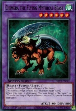 Chimera the Flying Mythical Beast Card Front