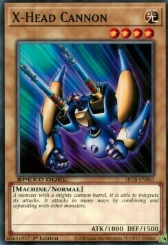 X-Head Cannon Card Front