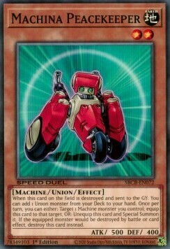 Machina Peacekeeper Card Front