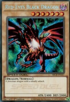 Red-Eyes Black Dragon Card Front