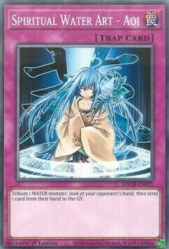 Spiritual Water Art - Aoi Card Front