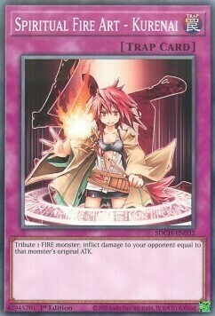 Spiritual Fire Art - Kurenai Card Front