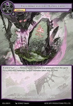 Interdimensional Graveyard Card Front