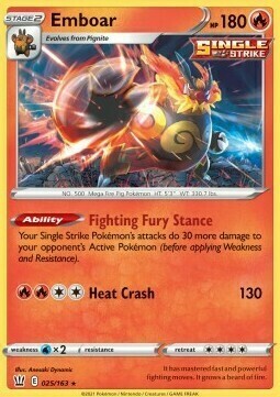 Emboar Card Front