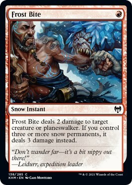 Frost Bite Card Front