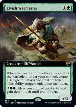 Elvish Warmaster Card Front