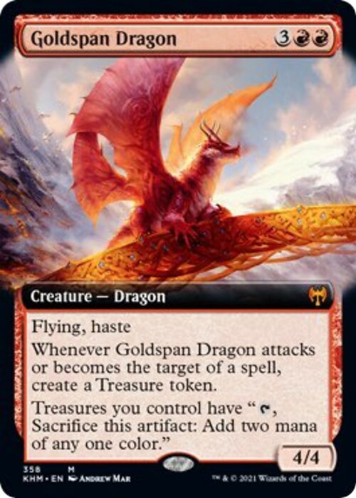 Goldspan Dragon Card Front