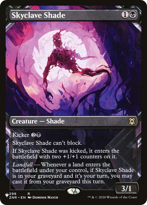 Skyclave Shade Card Front