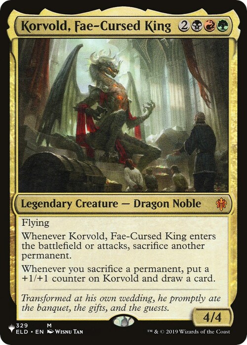 Korvold, Fae-Cursed King Card Front