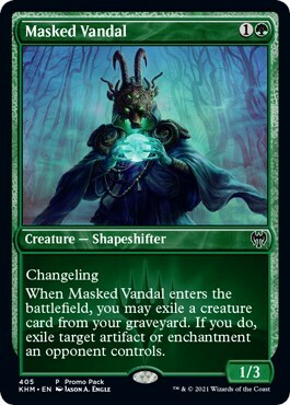 Masked Vandal Card Front