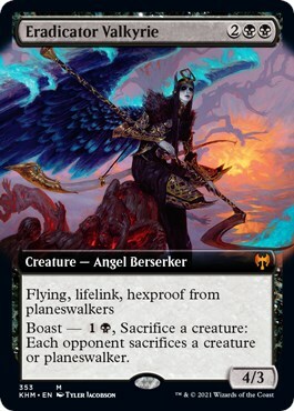 Eradicator Valkyrie Card Front