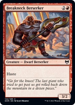 Breakneck Berserker Card Front