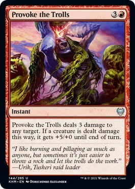 Provoke the Trolls Card Front