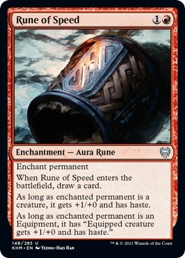 Rune of Speed Card Front