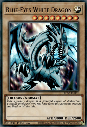 Blue-Eyes White Dragon Card Front