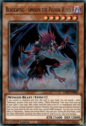 Blackwing - Simoon the Poison Wind Card Front