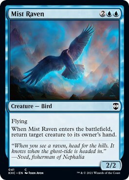 Mist Raven Card Front