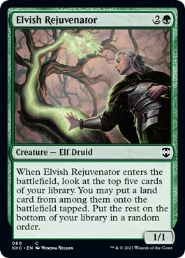 Elvish Rejuvenator Card Front