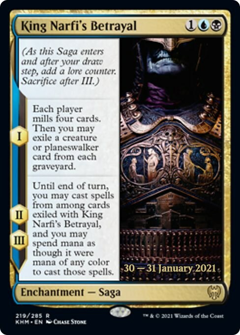 King Narfi's Betrayal Card Front