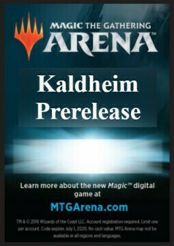 Arena Code Card Prerelease Card Front