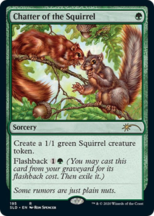 Chatter of the Squirrel Card Front