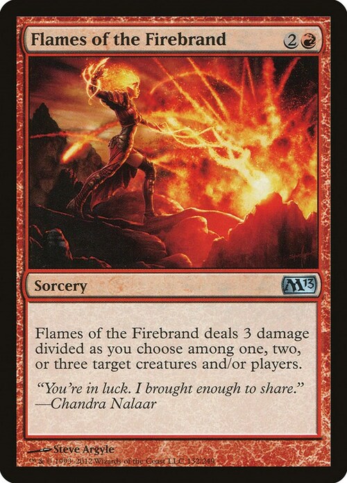 Flames of the Firebrand Card Front