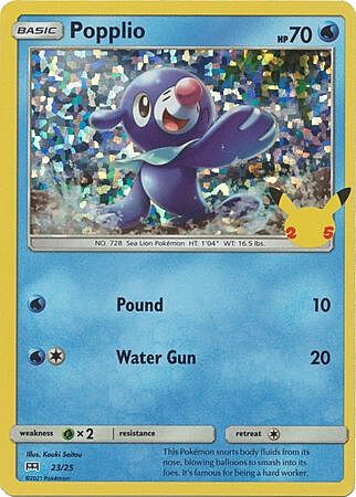 Popplio Card Front