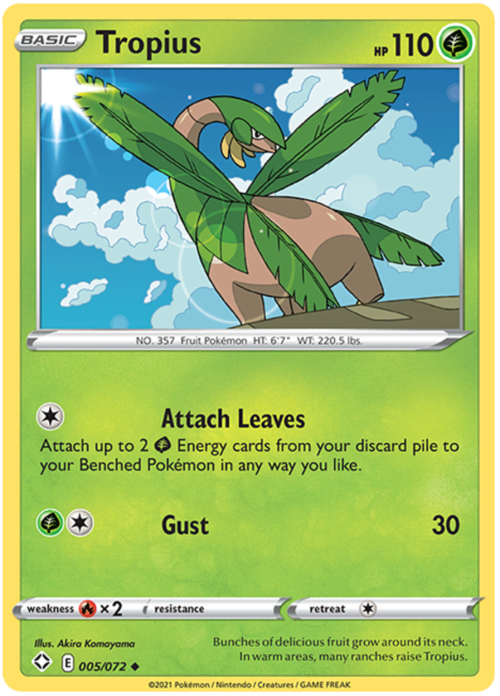 Tropius Card Front