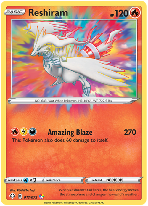 Reshiram Card Front