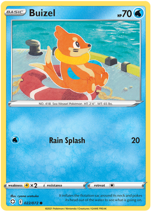 Buizel Card Front