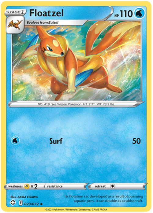 Floatzel Card Front