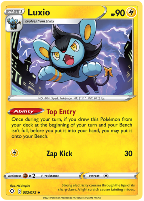 Luxio Card Front