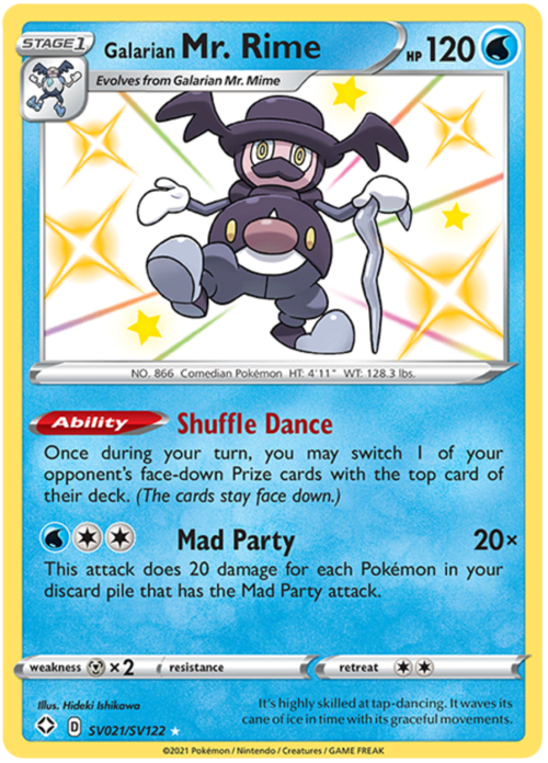 Galarian Mr. Rime Card Front