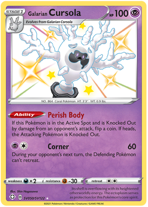 Galarian Cursola Card Front