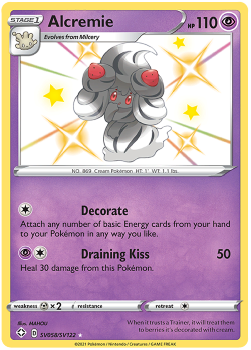 Alcremie Card Front