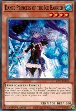 Dance Princess of the Ice Barrier Card Front