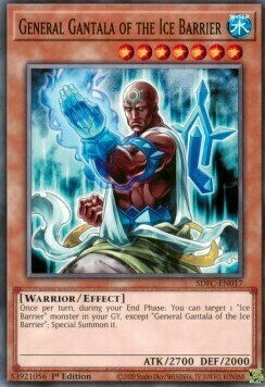 General Gantala of the Ice Barrier Card Front