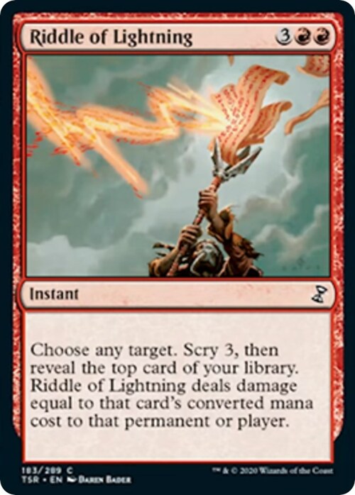 Riddle of Lightning Card Front