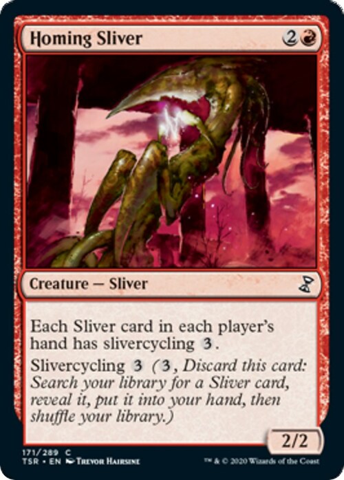 Homing Sliver Card Front