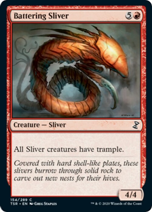 Battering Sliver Card Front