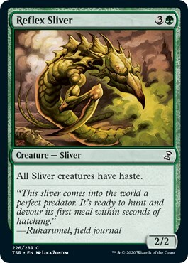 Reflex Sliver Card Front