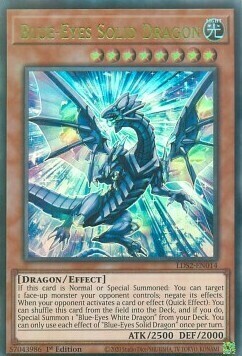 Blue-Eyes Solid Dragon Card Front