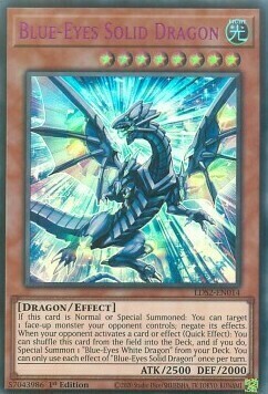 Blue-Eyes Solid Dragon Card Front