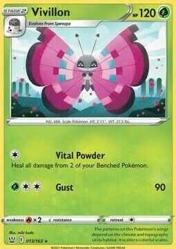 Vivillon Card Front