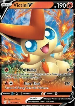 Victini V Card Front