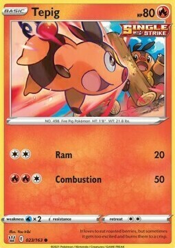 Tepig Card Front