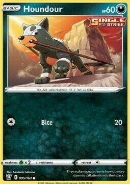 Houndour Card Front