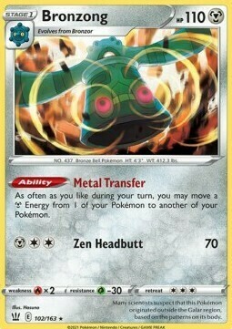 Bronzong Card Front