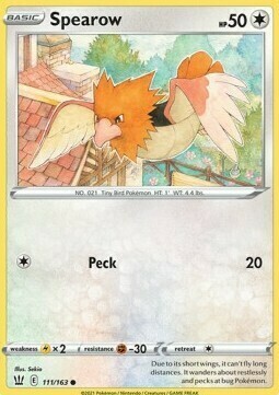 Spearow Card Front